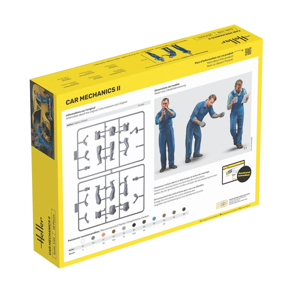 STARTER KIT Car Mechanics II, 1/24 - Heller 58756