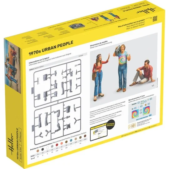 STARTER KIT 1970s Urban People, 1/24 - Heller 58757