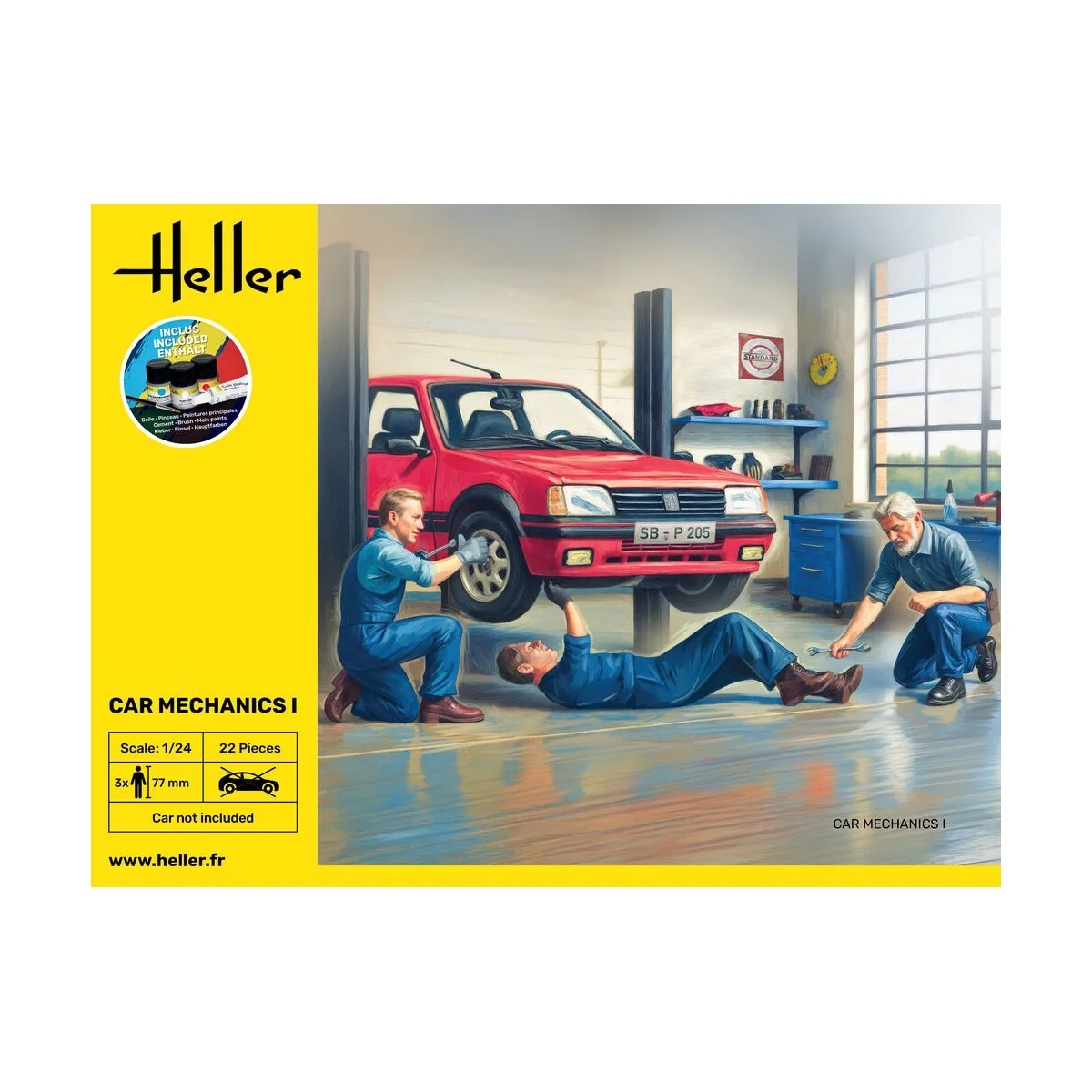 STARTER KIT Car Mechanics I, 1/24 - Heller 58755