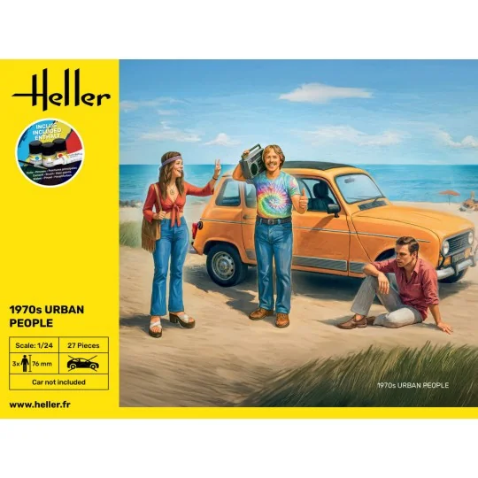 STARTER KIT 1970s Urban People, 1/24 - Heller 58757