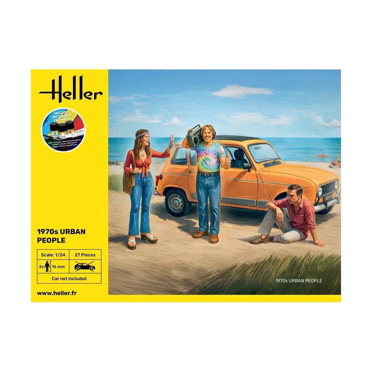 STARTER KIT 1970s Urban People, 1/24 - Heller 58757