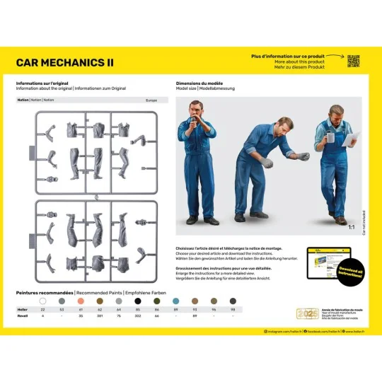 STARTER KIT Car Mechanics II, 1/24 - Heller 58756