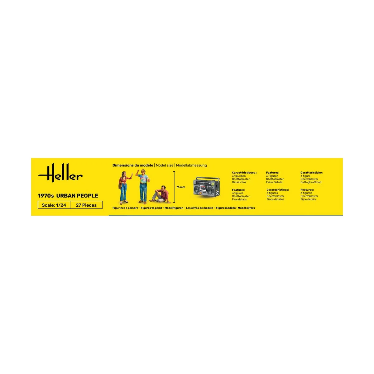STARTER KIT 1970s Urban People, 1/24 - Heller 58757