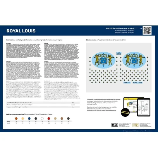 STARTER KIT Royal Louis, 1/200 - Heller 58892