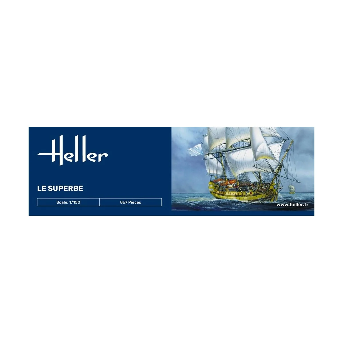 STARTER KIT Le Superbe, 1/150 - Heller 58895
