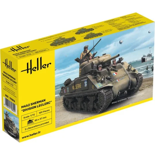 M4A2 Sherman "Division Leclerc", 1/72 - Heller 79894