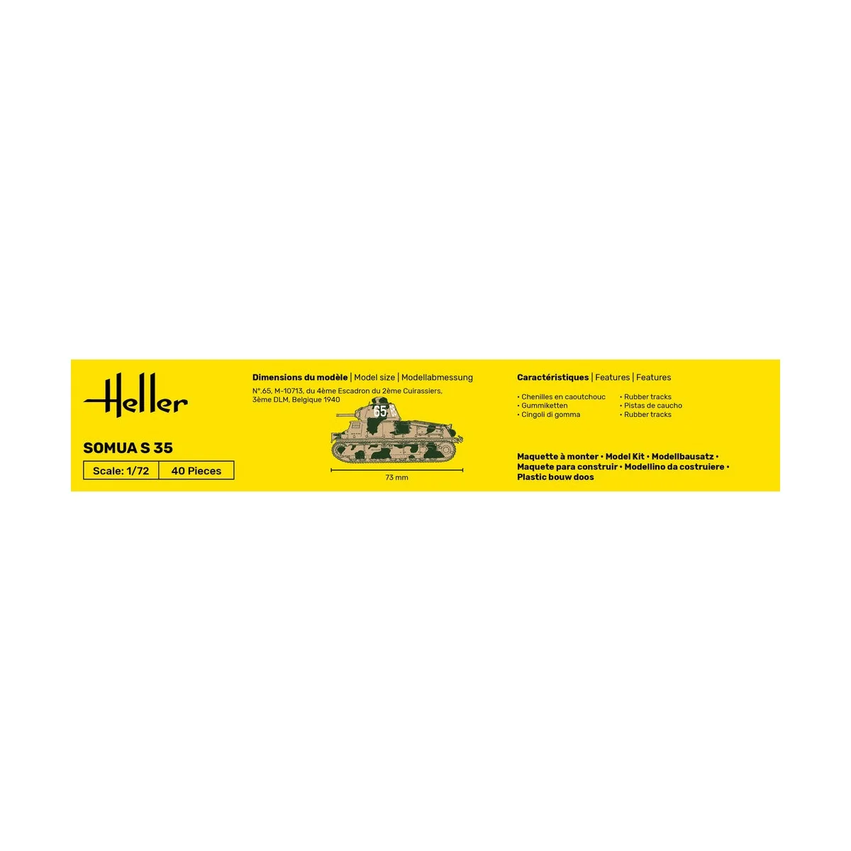 Somua S35, 1/72 - Heller 79875