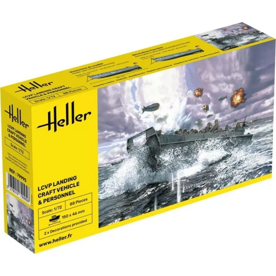 LCVP Landing Craft Vehicle & Personnel, 1/72 - Heller 79995