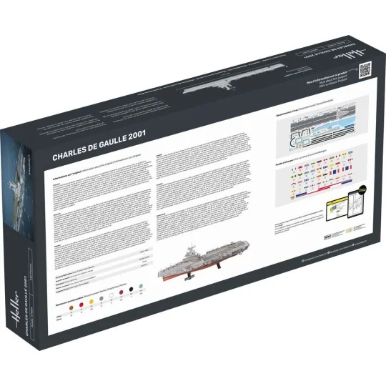 STARTER KIT Charles de Gaulle, 1/400 - Heller 57072