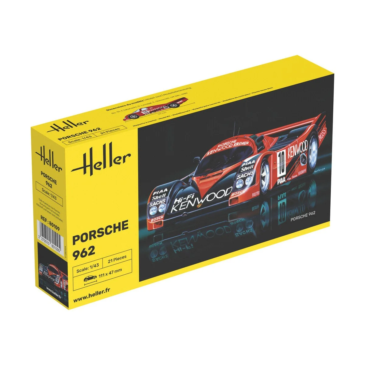 Porsche 962, 1/43 - Heller 80109