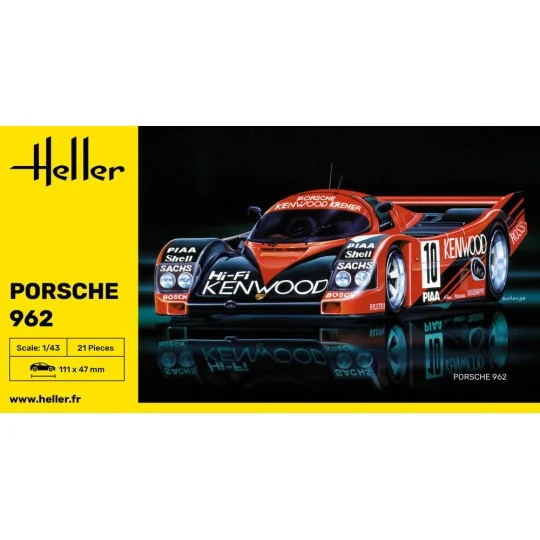 Porsche 962, 1/43 - Heller 80109