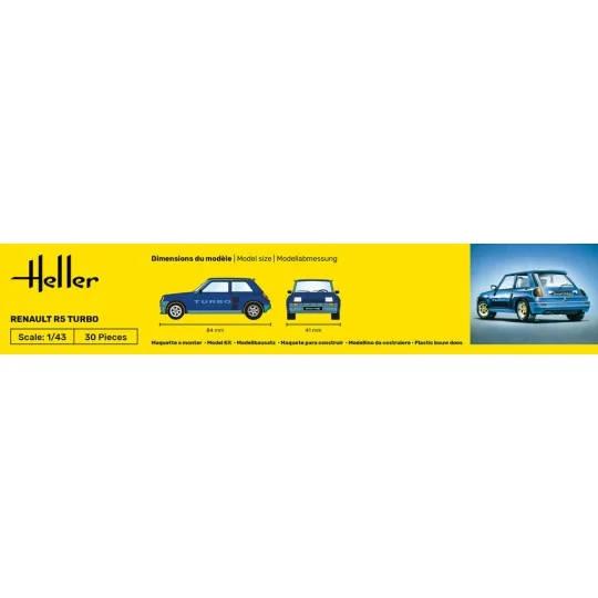 Renault R5 Turbo, 1/43 - Heller 80150