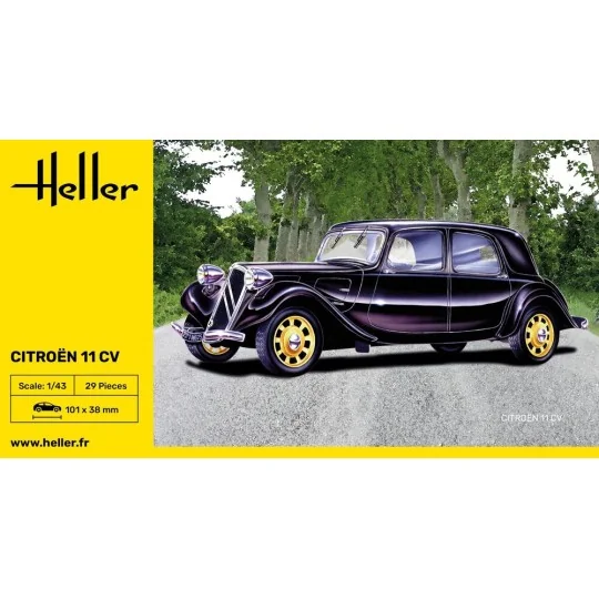Citroen 11 CV, 1/43 - Heller 80159