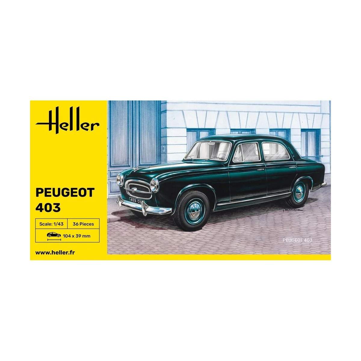 Peugeot 403, 1/43 - Heller 80161