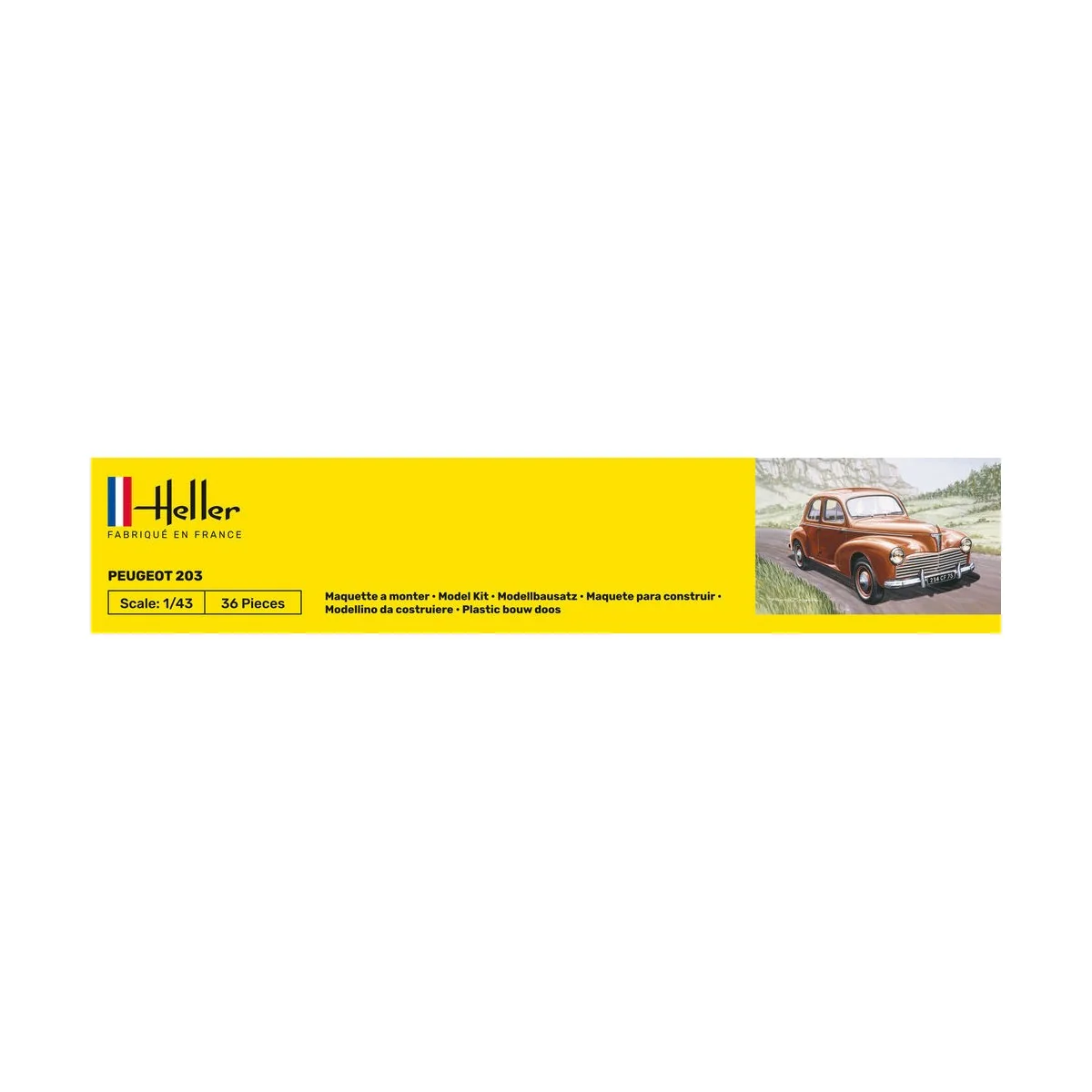 Peugeot 203, 1/43 - Heller 80160