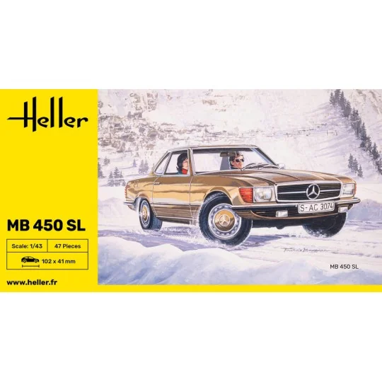 MB 450 SL, 1/43 - Heller 80171