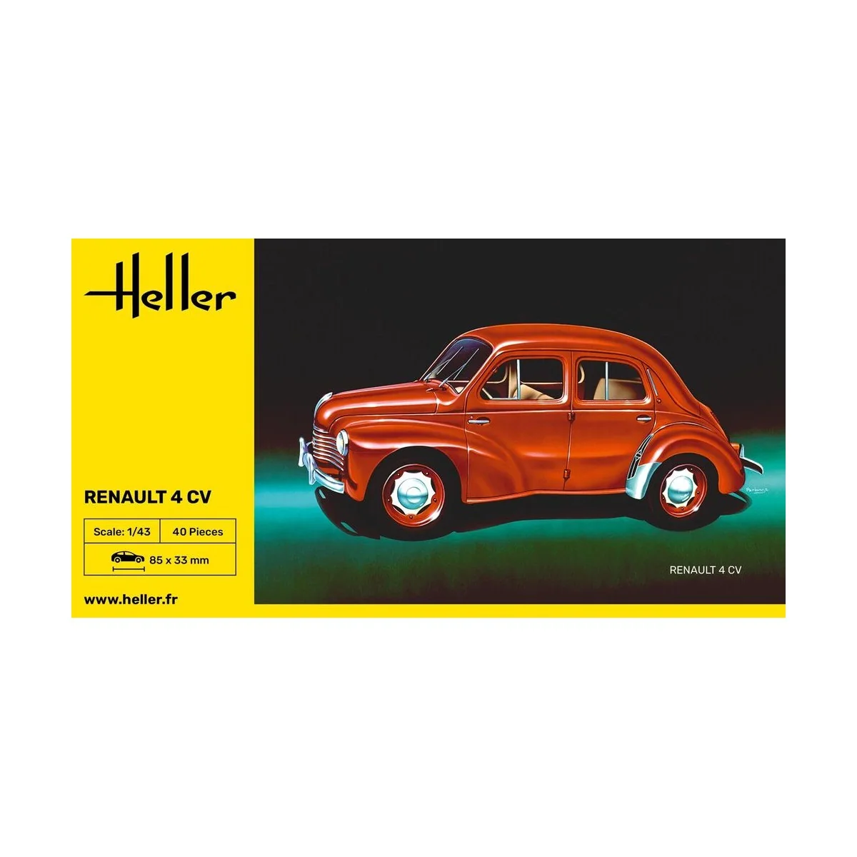 Renault 4 CV, 1/43 - Heller 80174