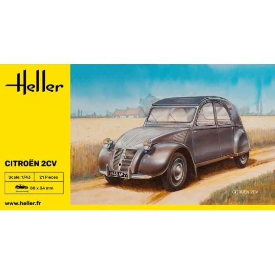 Citroen 2 CV, 1/43 - Heller 80175