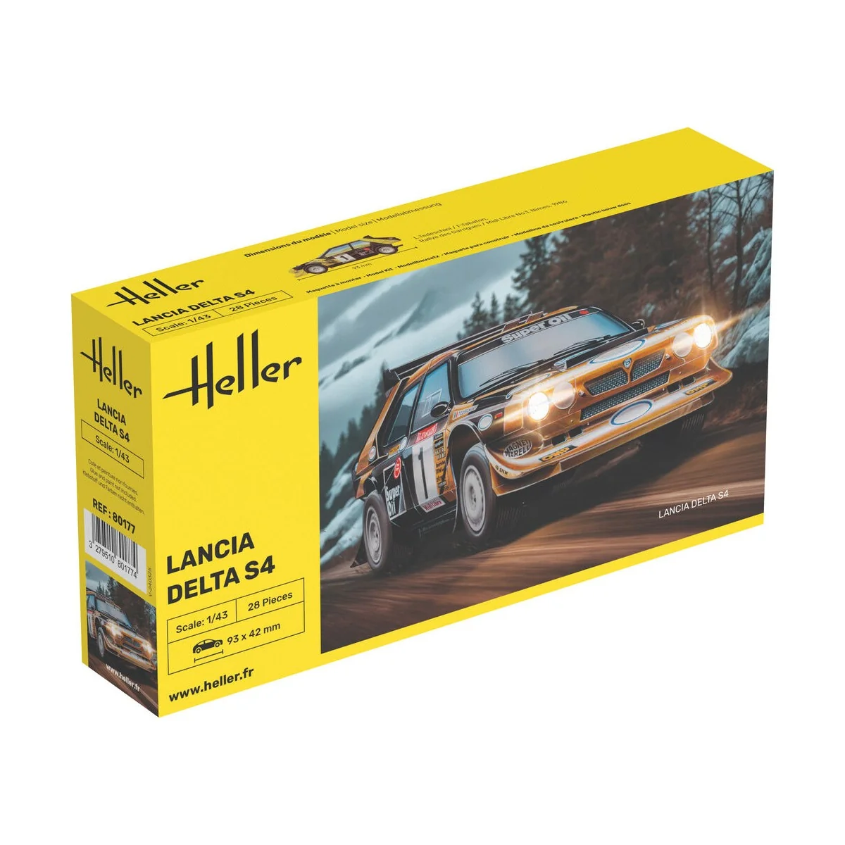 Lancia Delta S4, 1/43 - Heller 80177