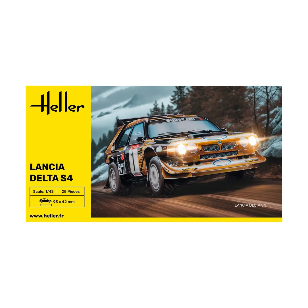 Lancia Delta S4, 1/43 - Heller 80177