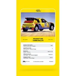 Peugeot 205 Turbo Rallye, 1/43 - Heller 80189 2