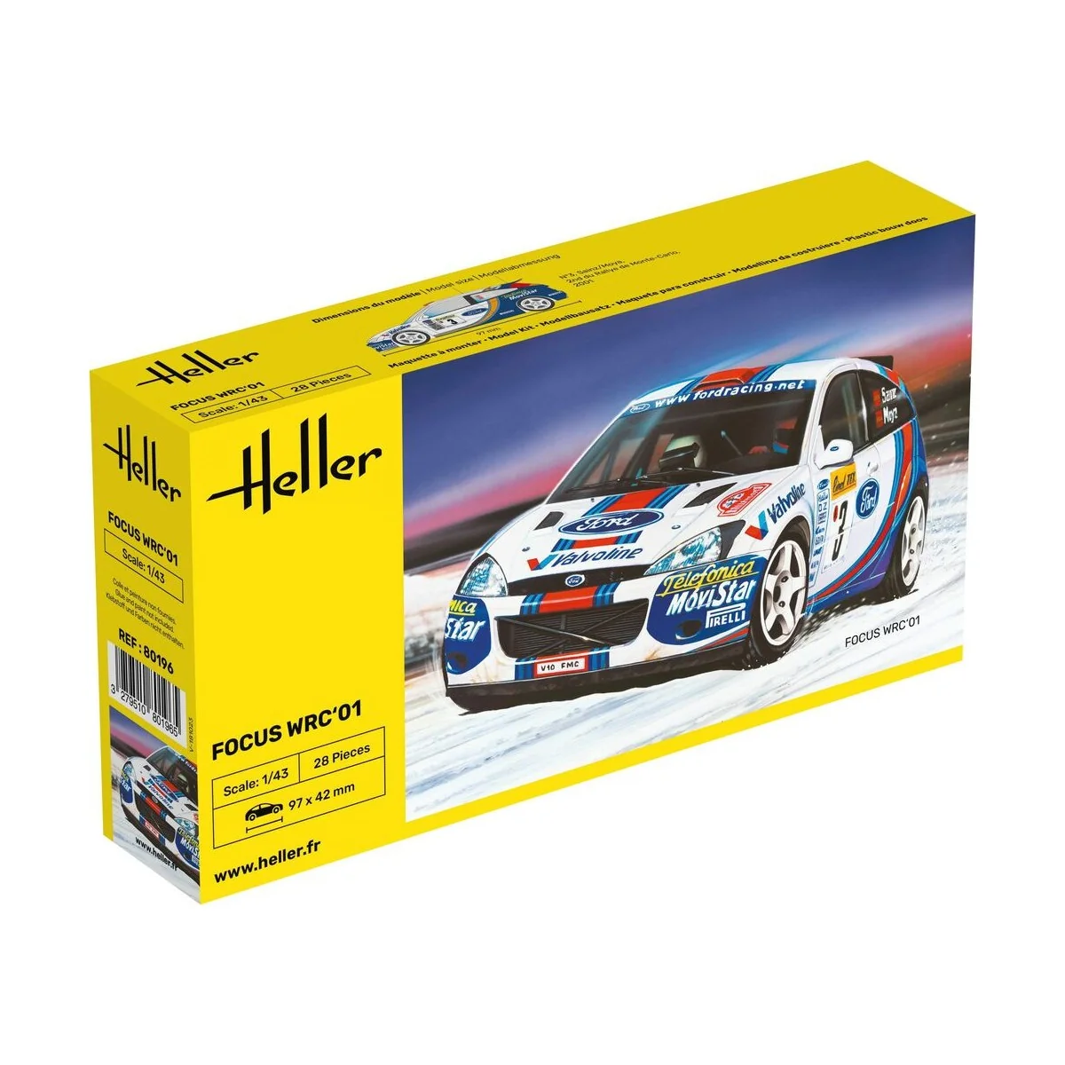 Focus WRC'01, 1/43 - Heller 80196