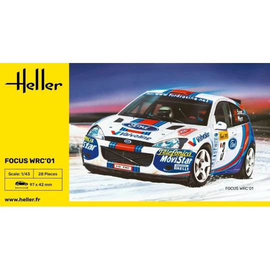 Focus WRC'01, 1/43 - Heller 80196