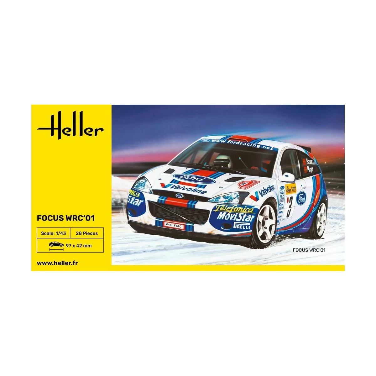 Focus WRC'01, 1/43 - Heller 80196
