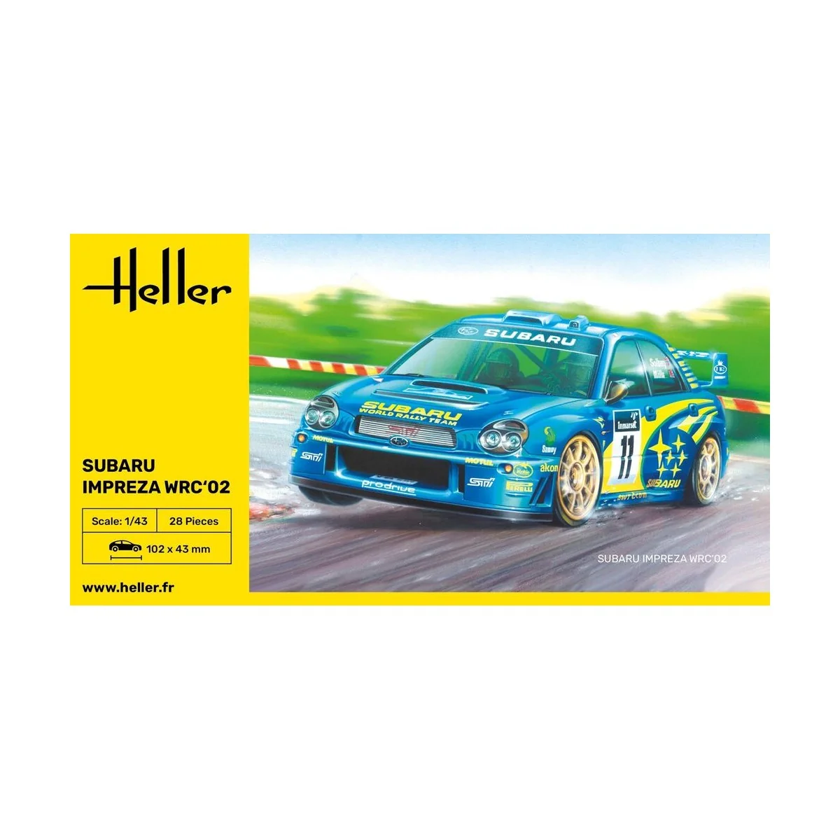 Impreza WRC'02, 1/43 - Heller 80199