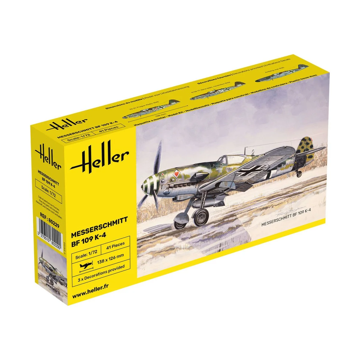 Messerschmitt Bf 109 K-4, 1/72 - Heller 80229