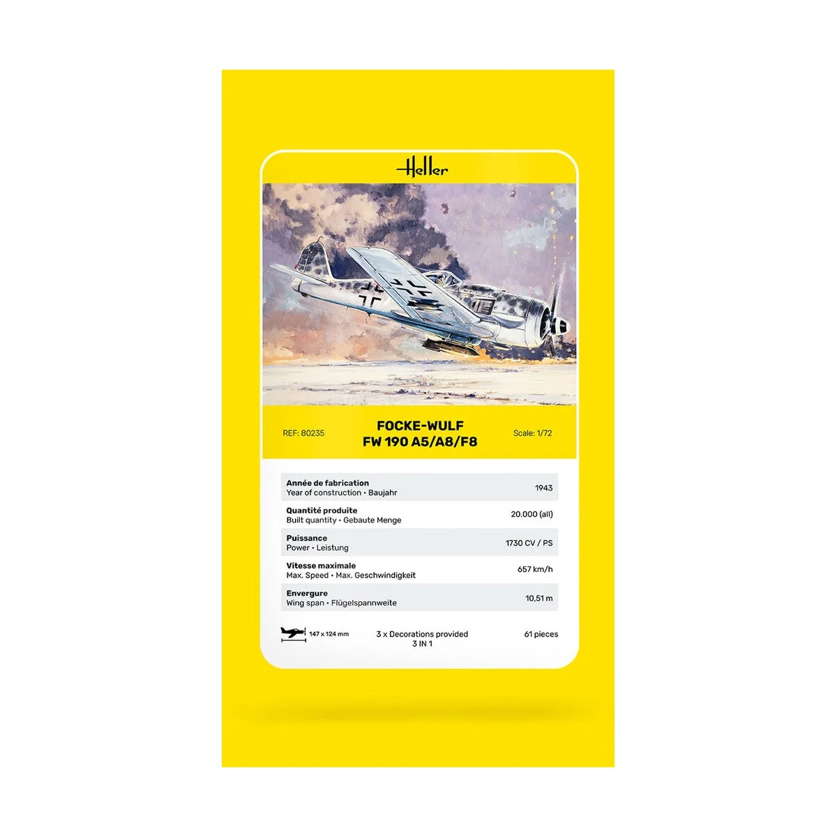 FW 190 A5/A8/F8, 1/72 - Heller 80235
