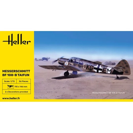 Messerschmitt Bf 108 B Taifun, 1/72 - Heller 80231
