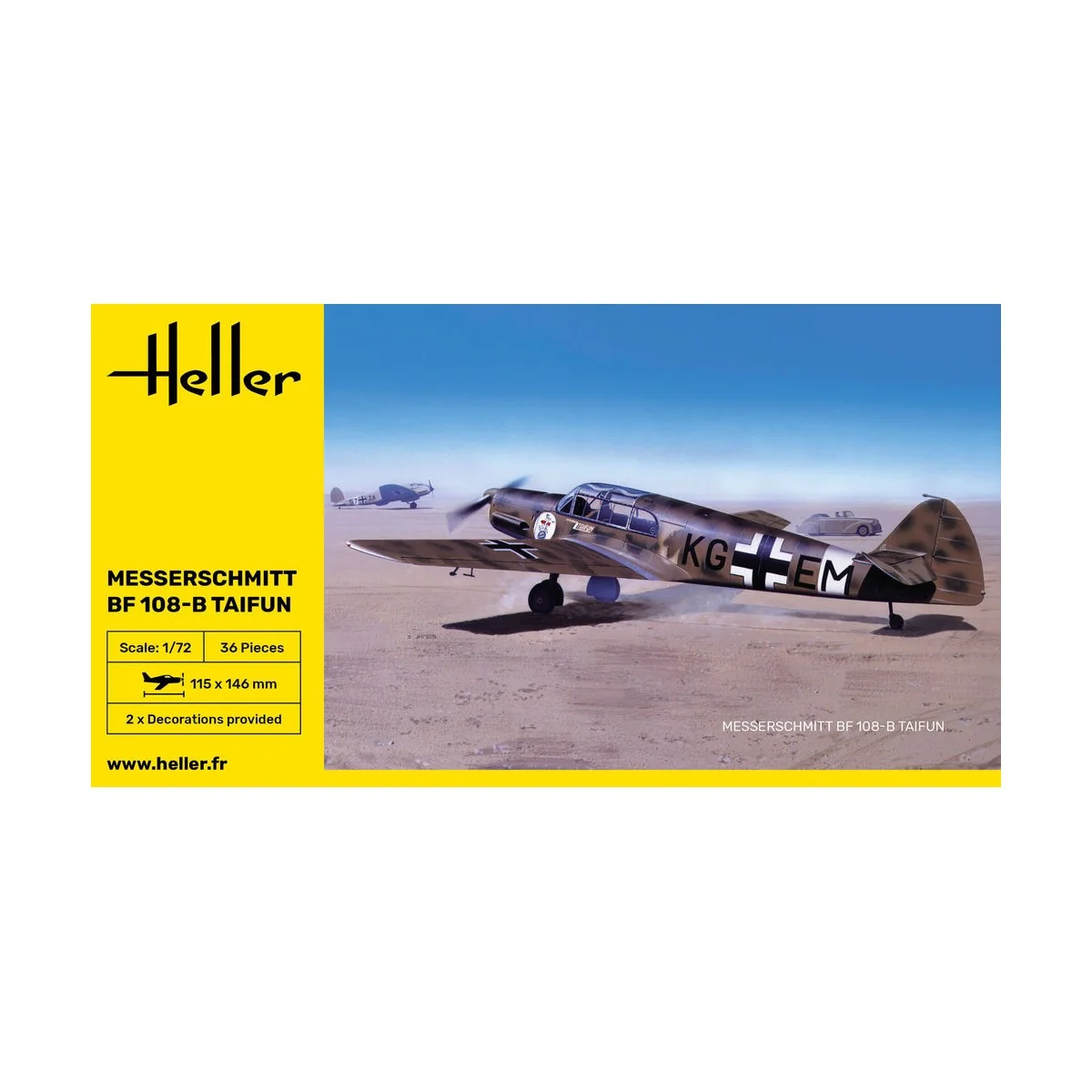 Messerschmitt Bf 108 B Taifun, 1/72 - Heller 80231