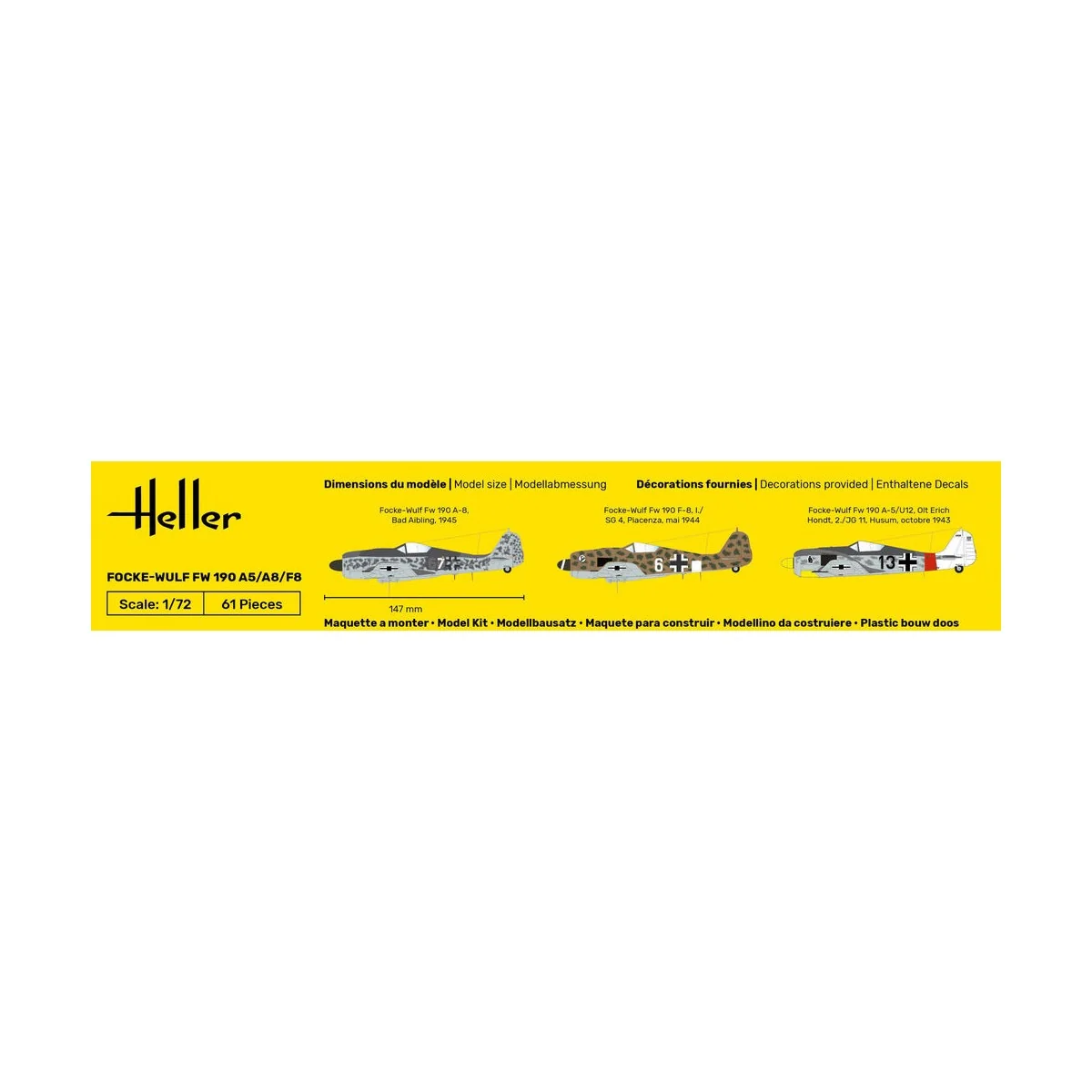 FW 190 A5/A8/F8, 1/72 - Heller 80235