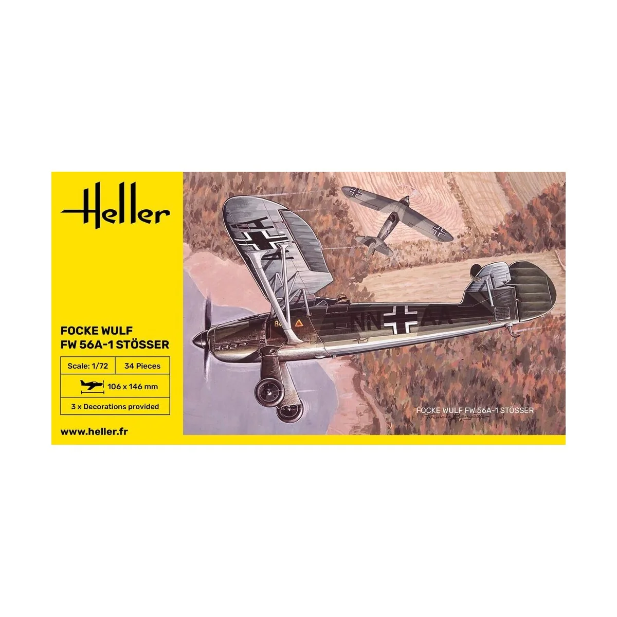 Focke Wulf FW 56A-1 Stösser, 1/72 - Heller 80238