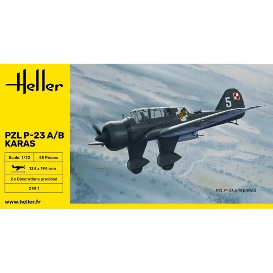 PZL 23 Karas, 1/72 - Heller 80247