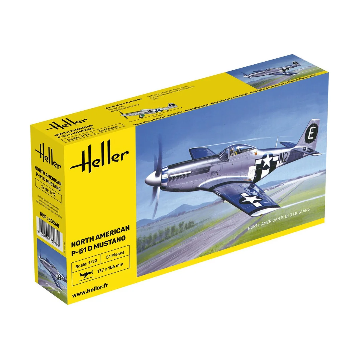 P-51 Mustang, 1/72 - Heller 80268