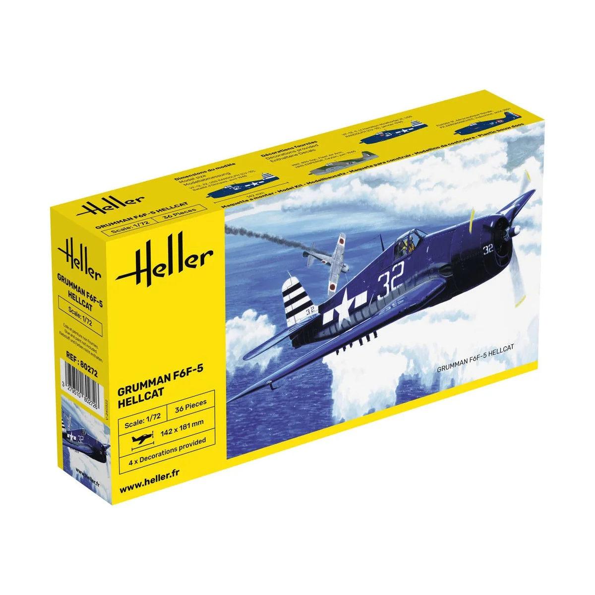 F6F Hellcat, 1/72 - Heller 80272