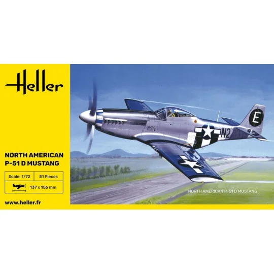 P-51 Mustang, 1/72 - Heller 80268