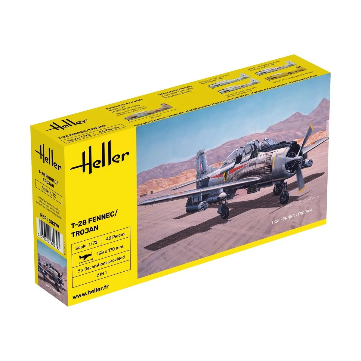 T-28 Fennec / Trojan, 1/72 - Heller 80279