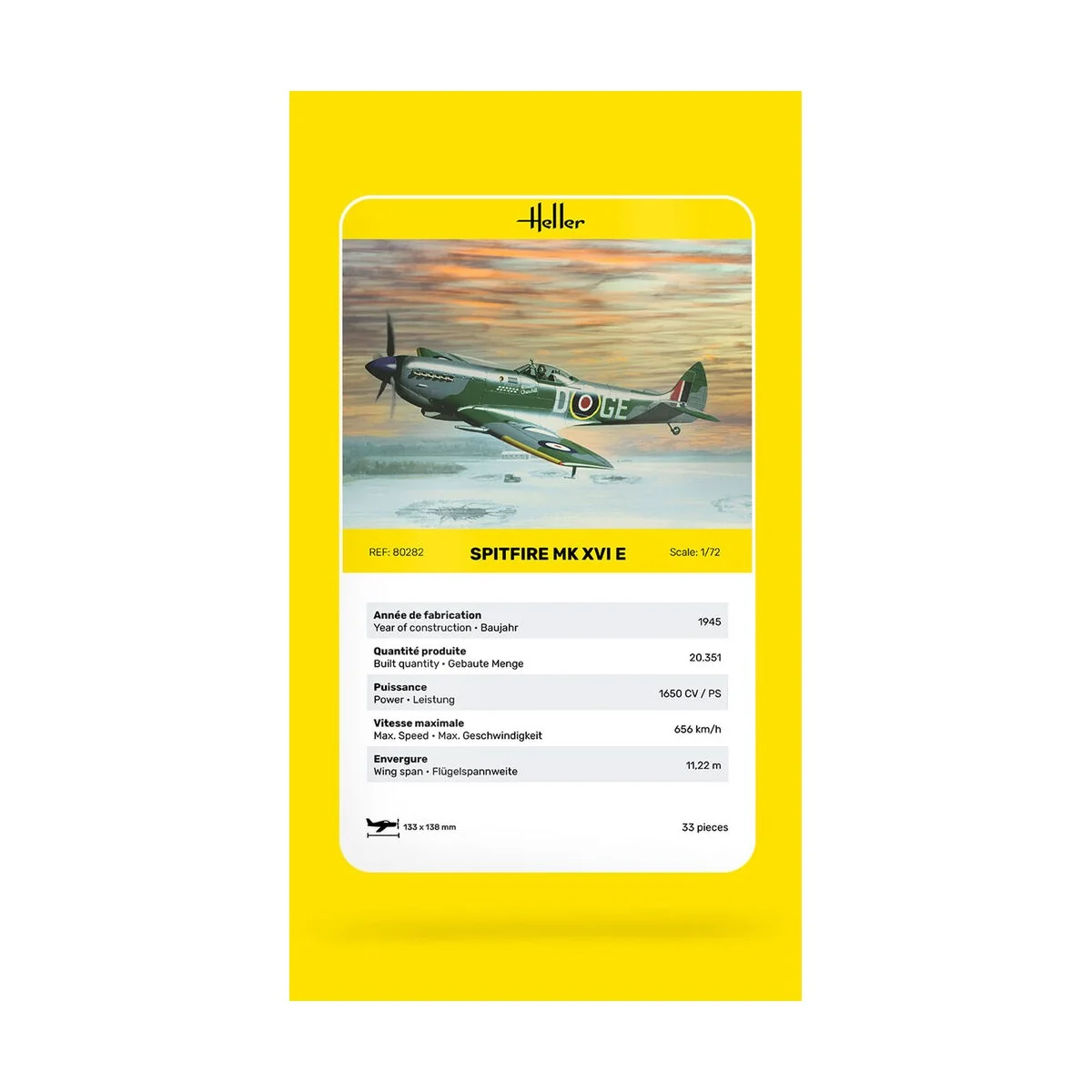 Spitfire, 1/72 - Heller 80282