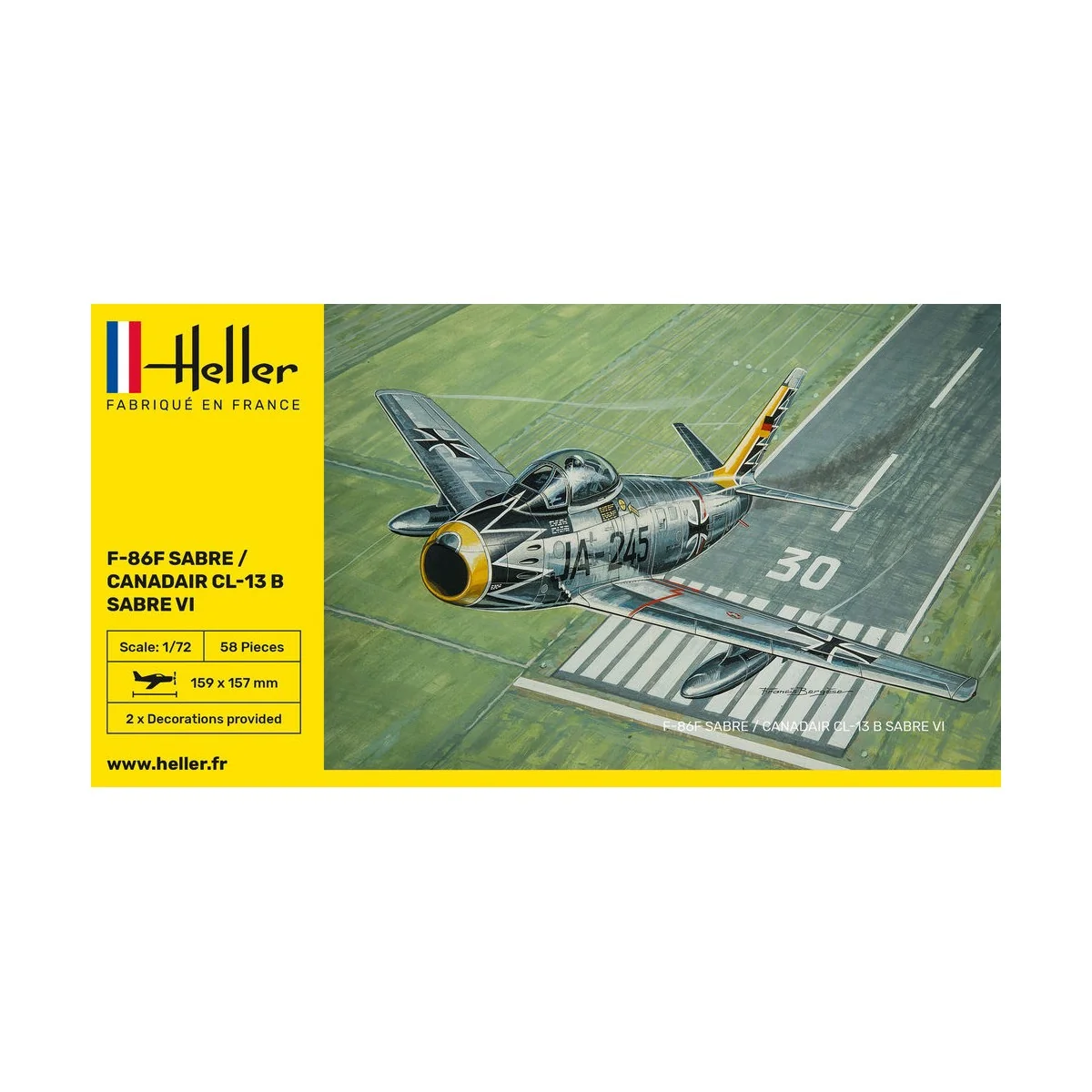 F-86F Sabre / Canadair CL-13 B Sabre VI, 1/72 - Heller 80277