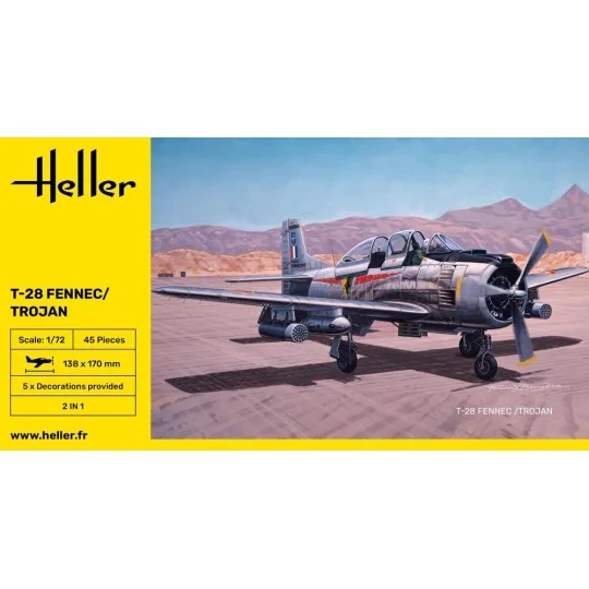 T-28 Fennec / Trojan, 1/72 - Heller 80279