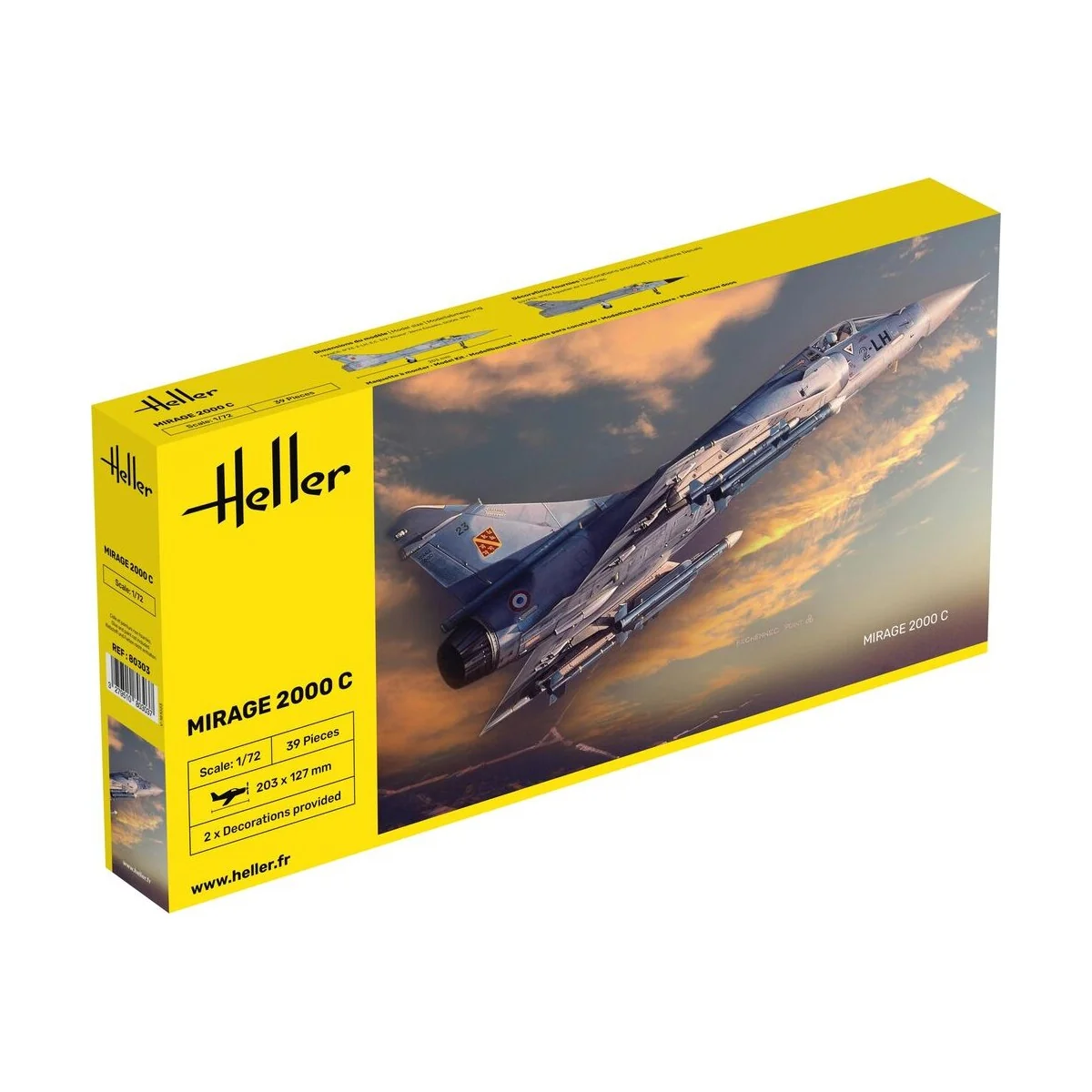 Mirage 2000 C, 1/72 - Heller 80303