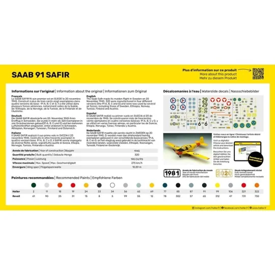 SAFIR 91, 1/72 - Heller 80287