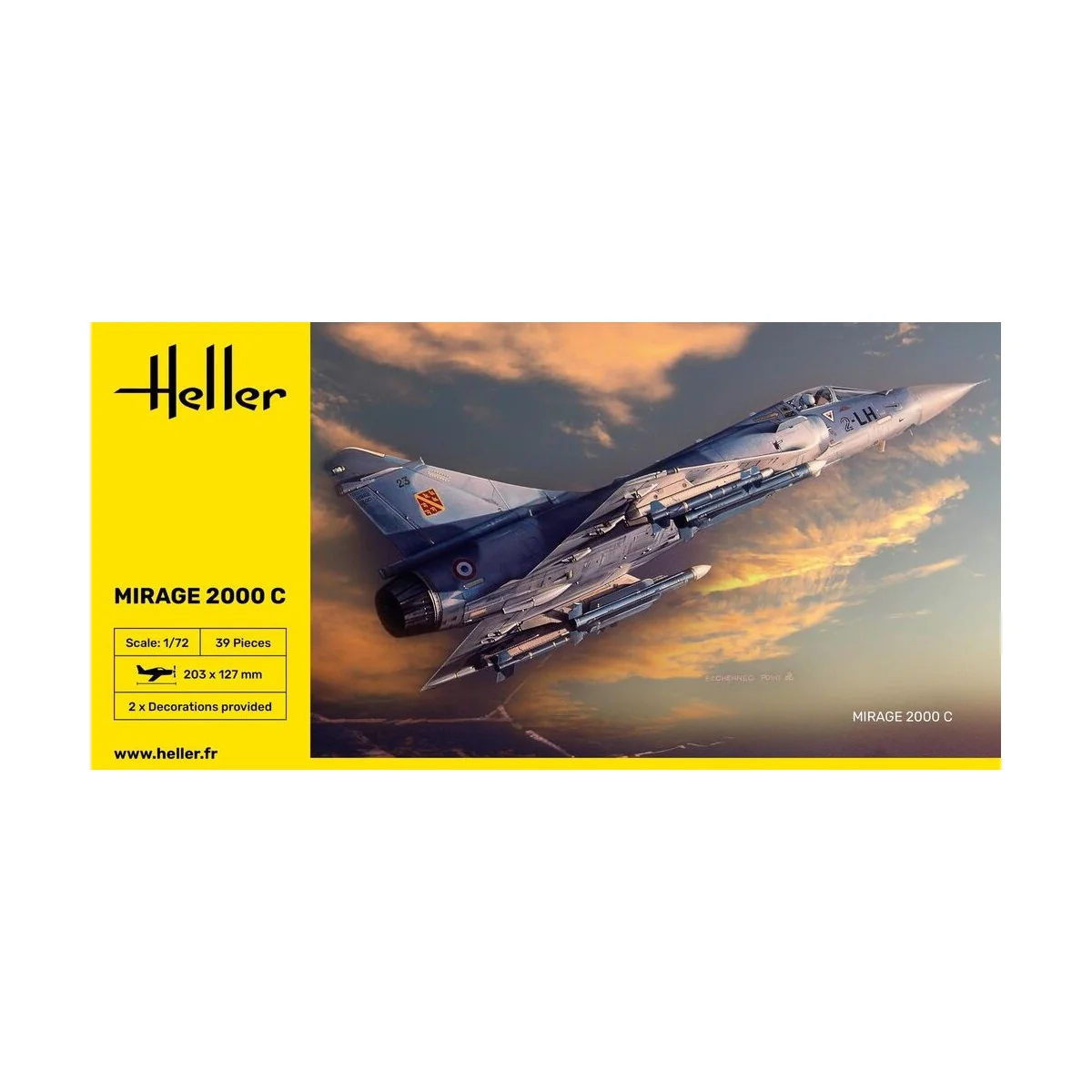 Mirage 2000 C, 1/72 - Heller 80303