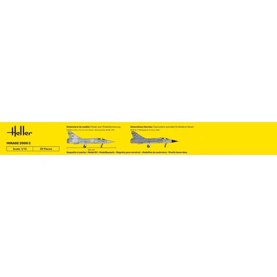 Mirage 2000 C, 1/72 - Heller 80303