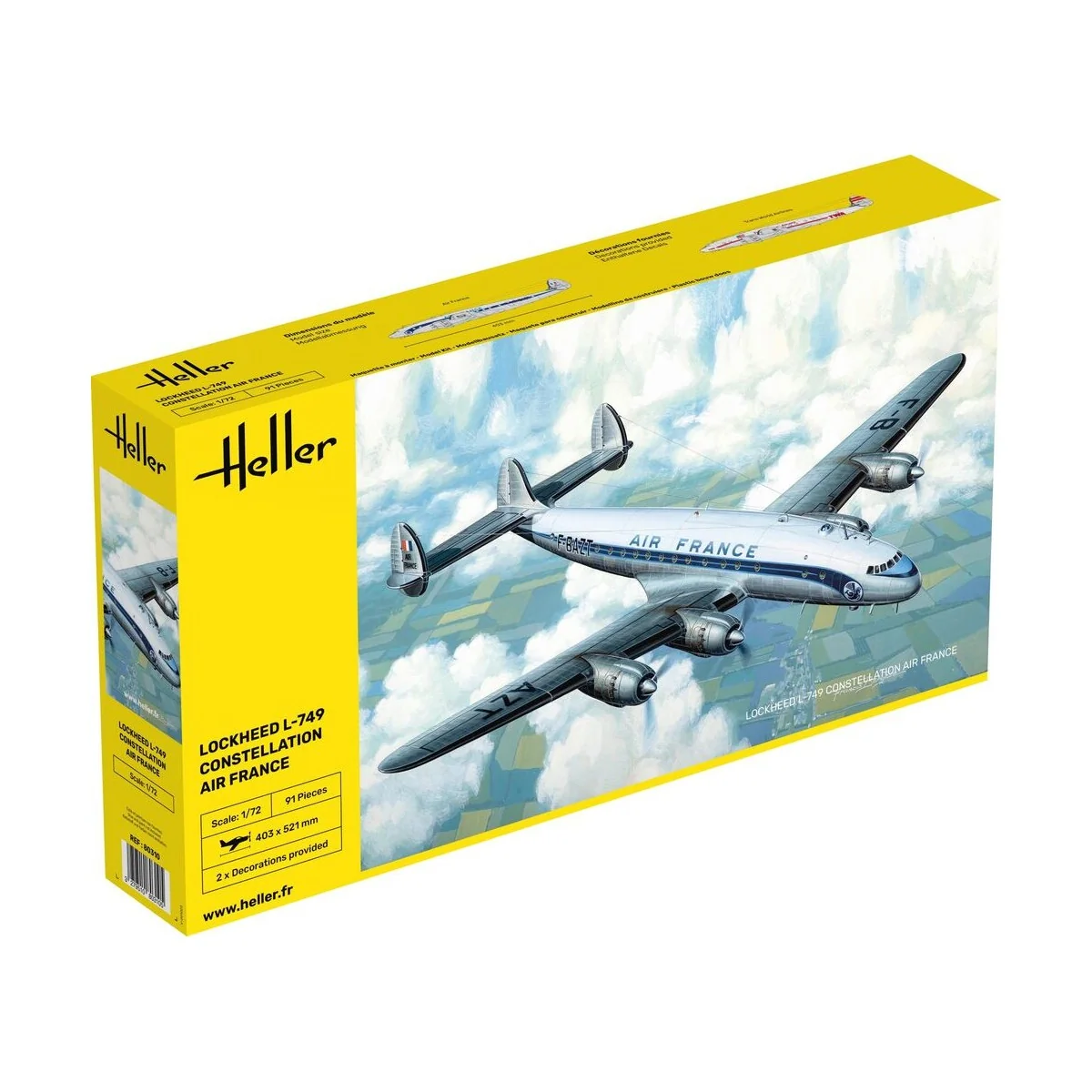 L-749 Constellation A.F., 1/72 - Heller 80310
