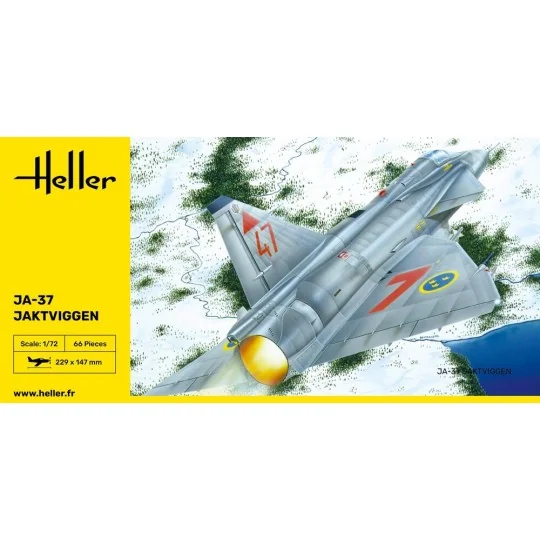 Ja-37 Jaktviggen, 1/72 - Heller 80309
