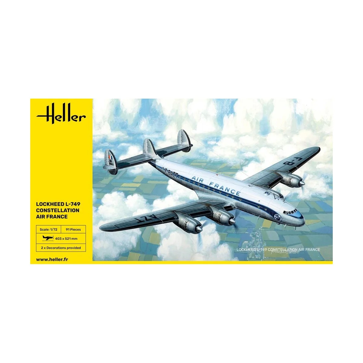 L-749 Constellation A.F., 1/72 - Heller 80310